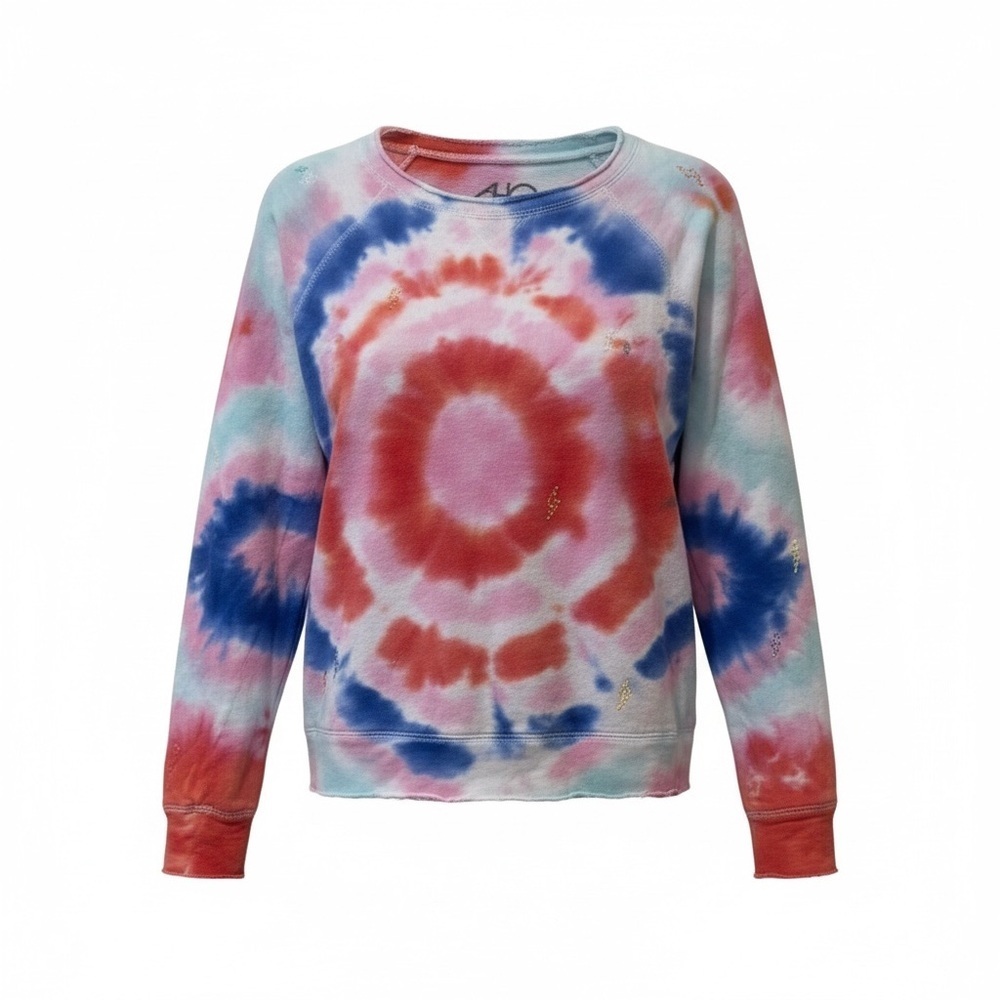 Chaser lightening bolt tie dye sweatshirt, XS